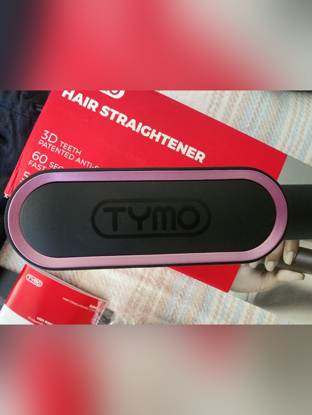 TYMO Ring Hair Straightener Set NIB